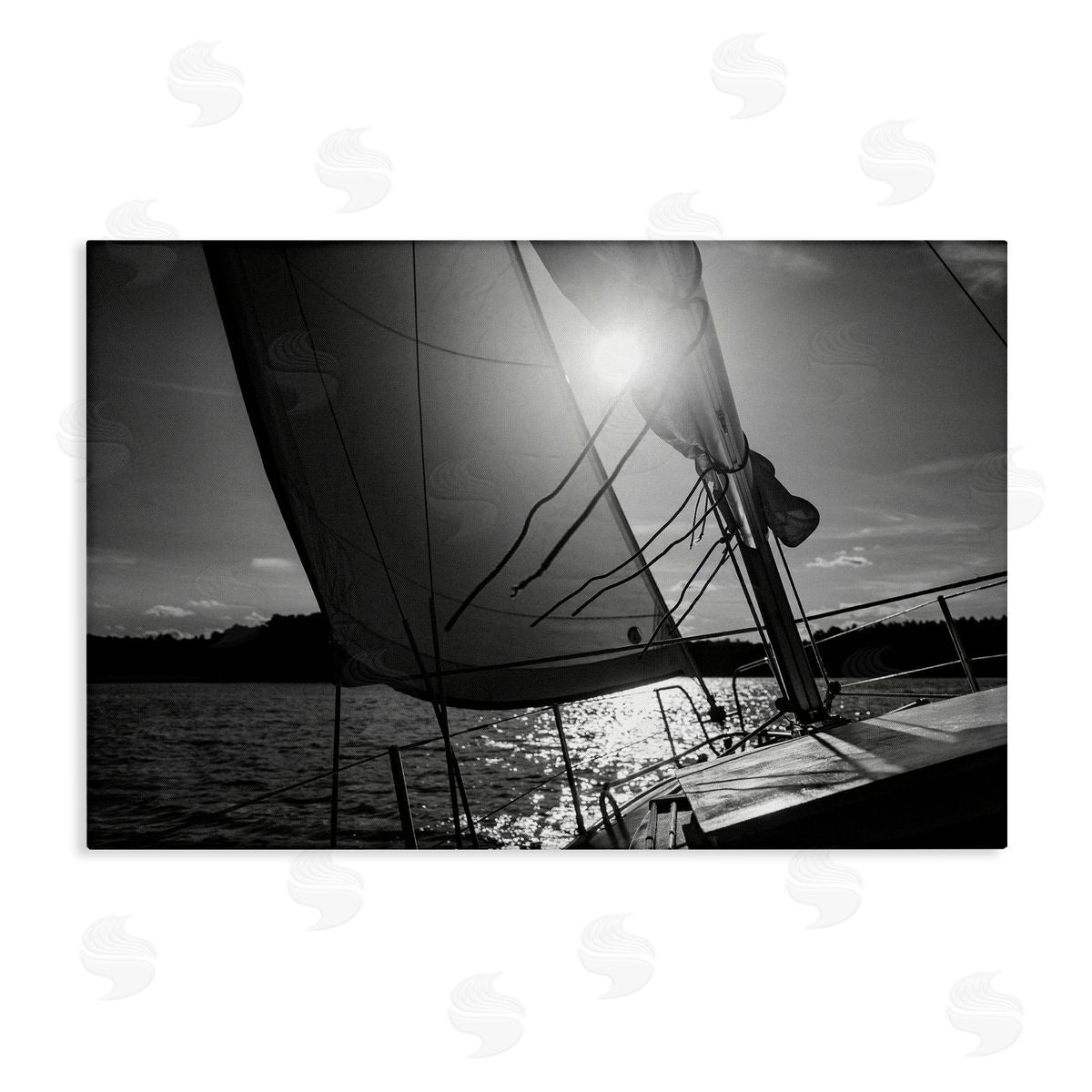 Sail Against The Sky Canvas Wall Art, Home Decor by LSR Design Studio