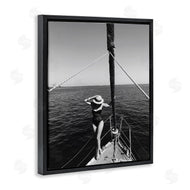 LSR Design Studio | Woman Posing on Boat