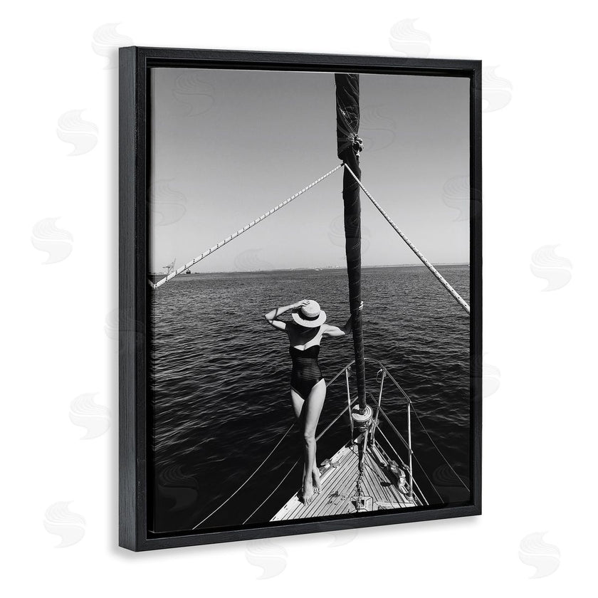 LSR Design Studio | Woman Posing on Boat