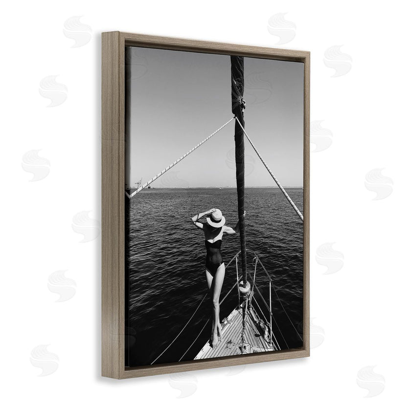 LSR Design Studio | Woman Posing on Boat