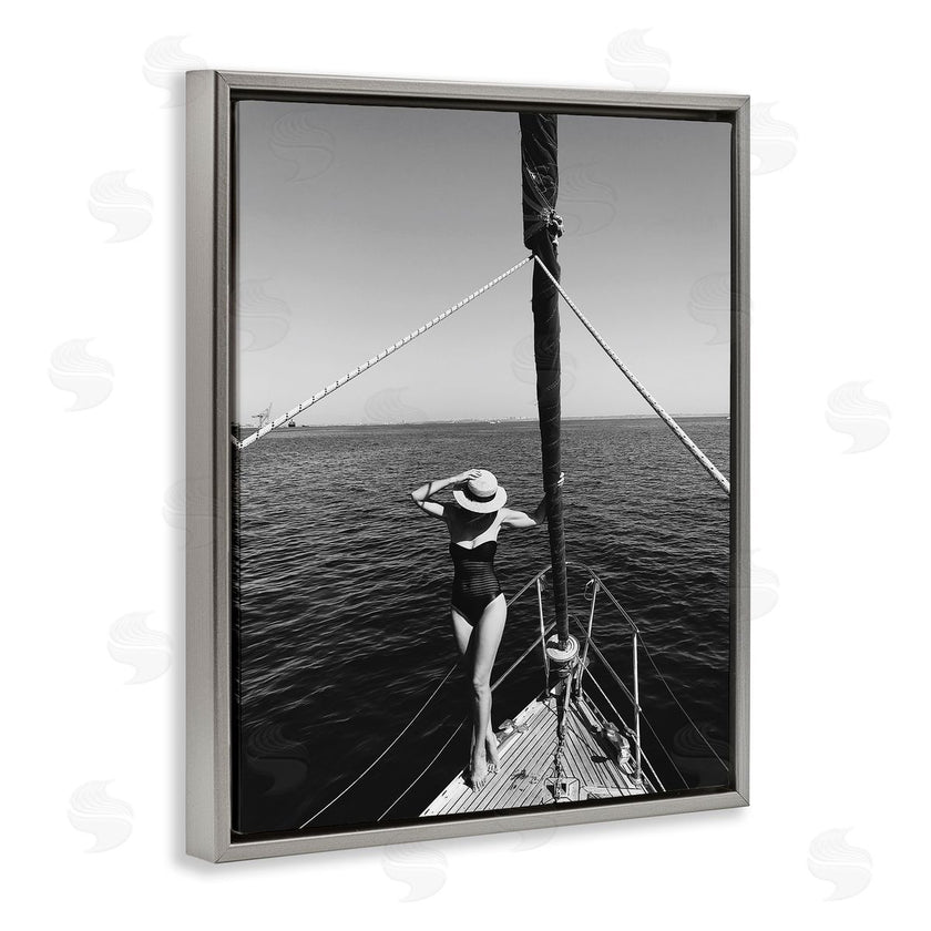 LSR Design Studio | Woman Posing on Boat