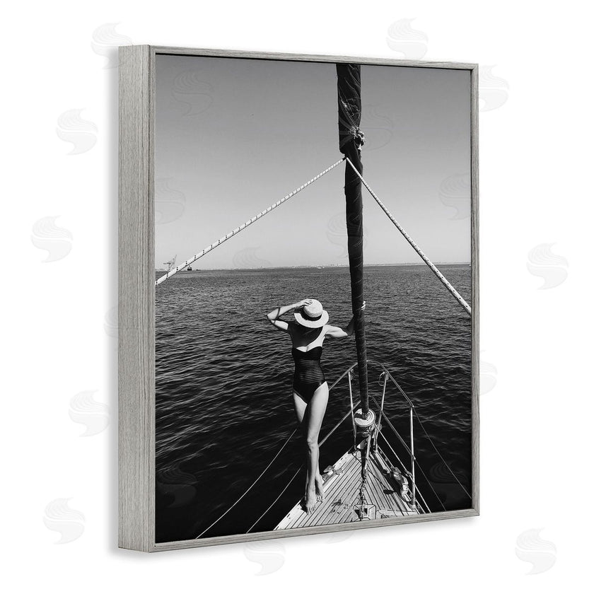 LSR Design Studio | Woman Posing on Boat
