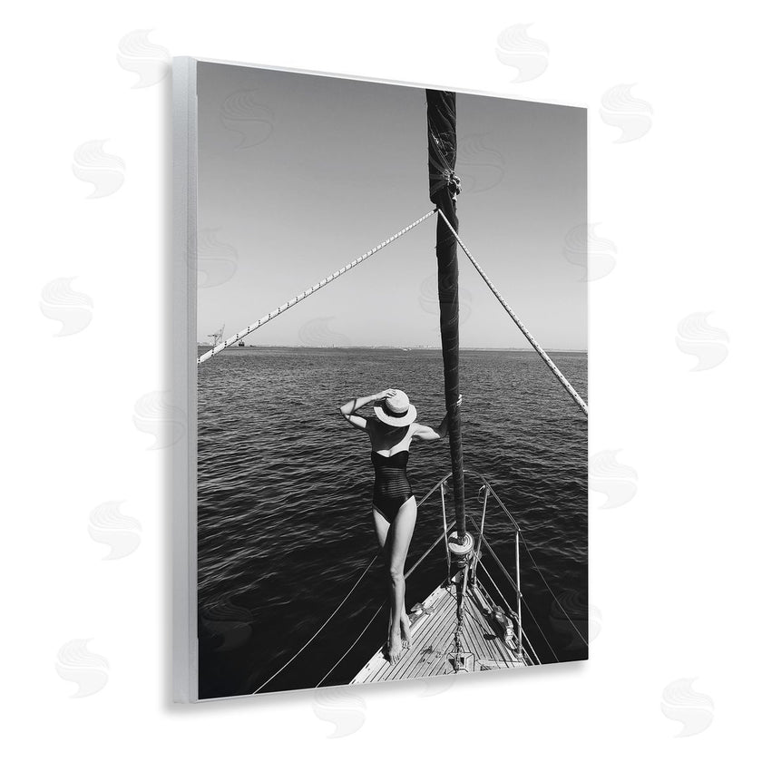 LSR Design Studio | Woman Posing on Boat