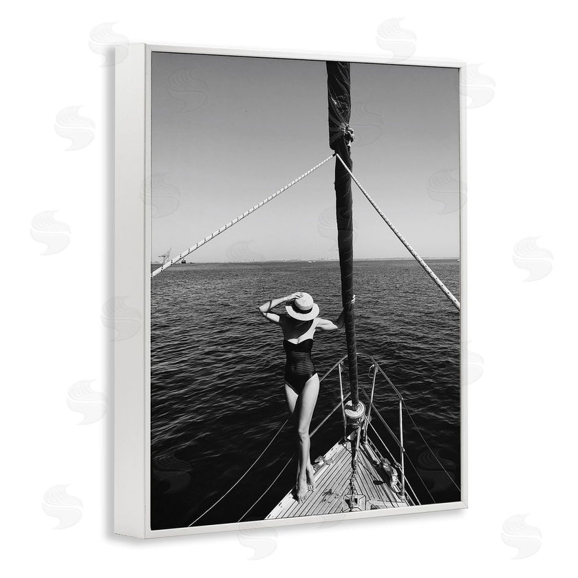 LSR Design Studio | Woman Posing on Boat