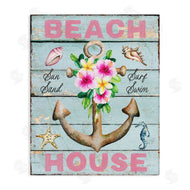 Creatif Belle | Pink Beach House Rustic