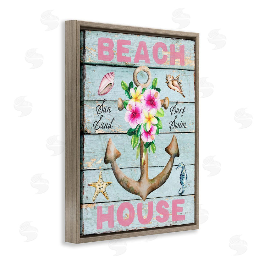 Creatif Belle | Pink Beach House Rustic