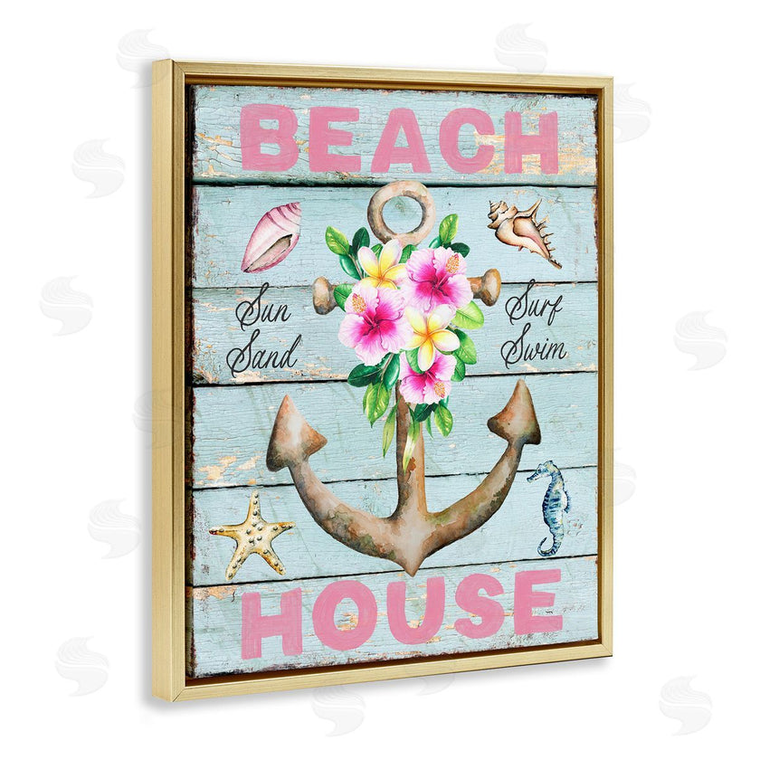 Creatif Belle | Pink Beach House Rustic