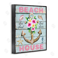 Creatif Belle | Pink Beach House Rustic