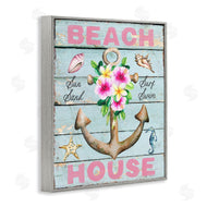 Creatif Belle | Pink Beach House Rustic