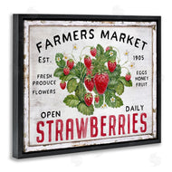 Creatif Belle | Farmers Market Strawberries