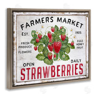 Creatif Belle | Farmers Market Strawberries