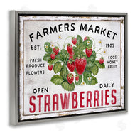 Creatif Belle | Farmers Market Strawberries