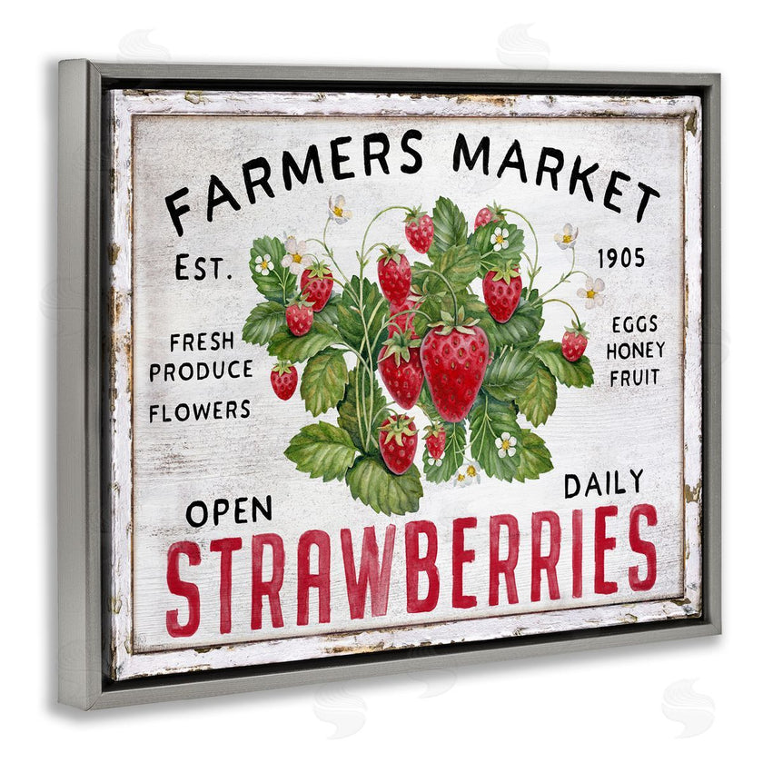Creatif Belle | Farmers Market Strawberries