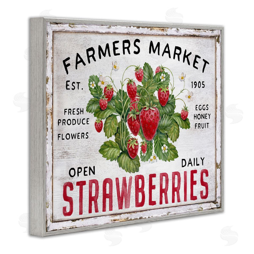 Creatif Belle | Farmers Market Strawberries