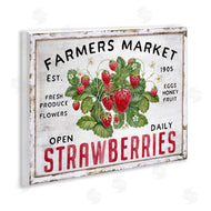 Creatif Belle | Farmers Market Strawberries