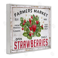 Creatif Belle | Farmers Market Strawberries