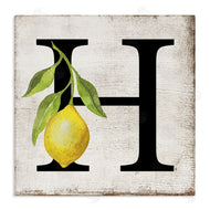 Creatif Belle | H with Lemon Letter