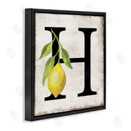 Creatif Belle | H with Lemon Letter