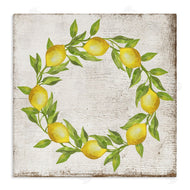 Creatif Belle | O Letter Lemon Wreath