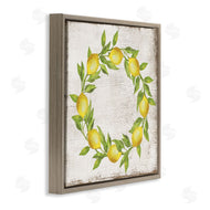 Creatif Belle | O Letter Lemon Wreath