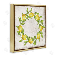 Creatif Belle | O Letter Lemon Wreath