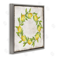 Creatif Belle | O Letter Lemon Wreath