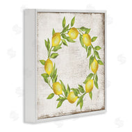 Creatif Belle | O Letter Lemon Wreath