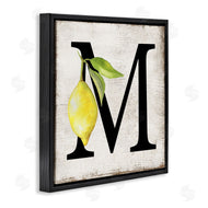 Creatif Belle | M with Lemon Letter