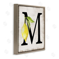 Creatif Belle | M with Lemon Letter