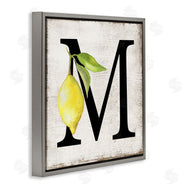 Creatif Belle | M with Lemon Letter