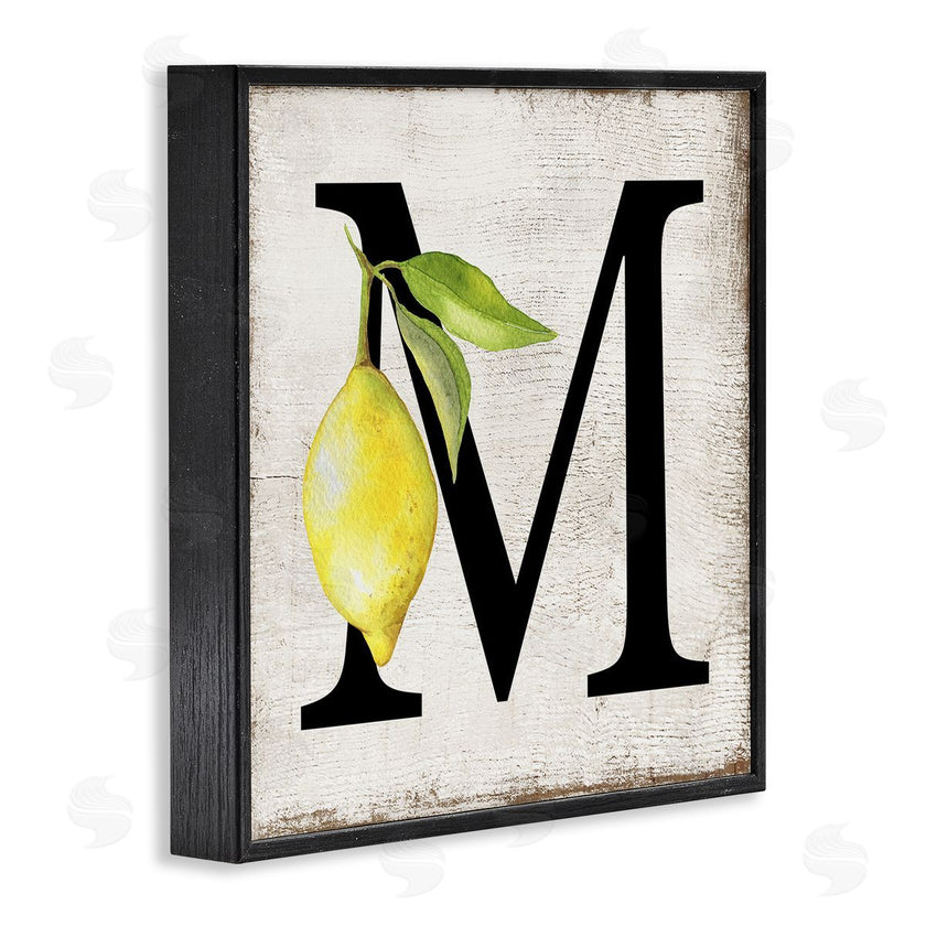 Creatif Belle | M with Lemon Letter