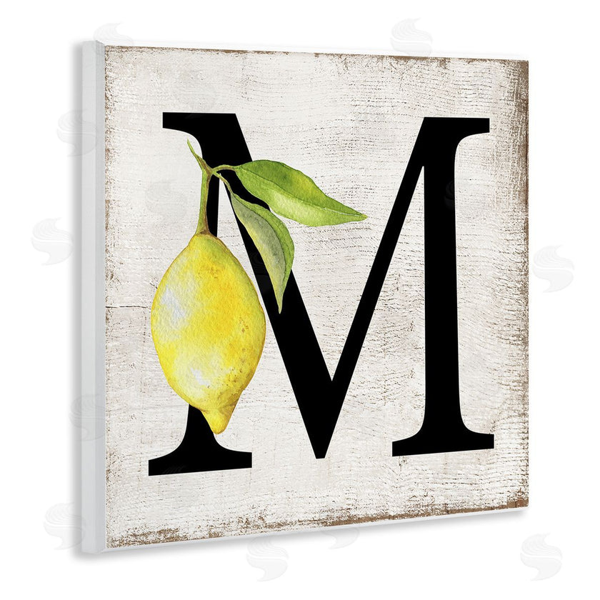 Creatif Belle | M with Lemon Letter