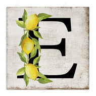 Creatif Belle | E with Lemon Letter