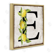 Creatif Belle | E with Lemon Letter