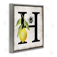 Creatif Belle | Lemon & Bee H Letter
