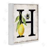 Creatif Belle | Lemon & Bee H Letter
