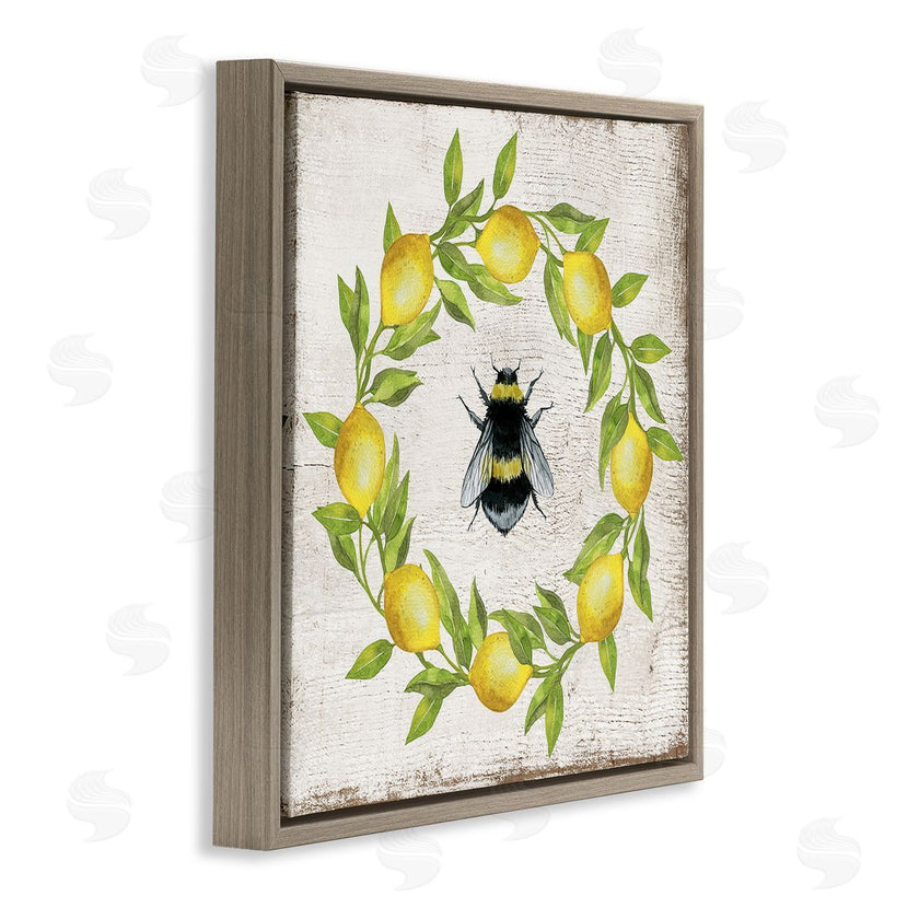 Creatif Belle | Lemon & Bee Wreath