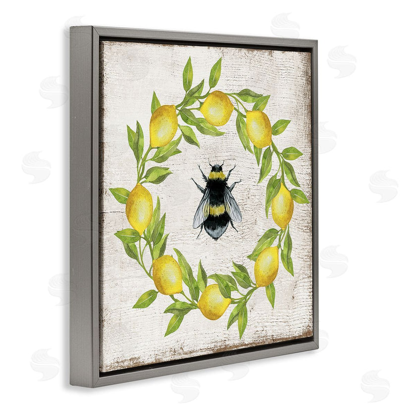 Creatif Belle | Lemon & Bee Wreath