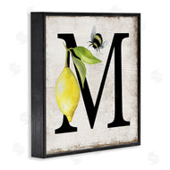 Creatif Belle | Lemon & Bee M Letter