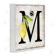 Creatif Belle | Lemon & Bee M Letter