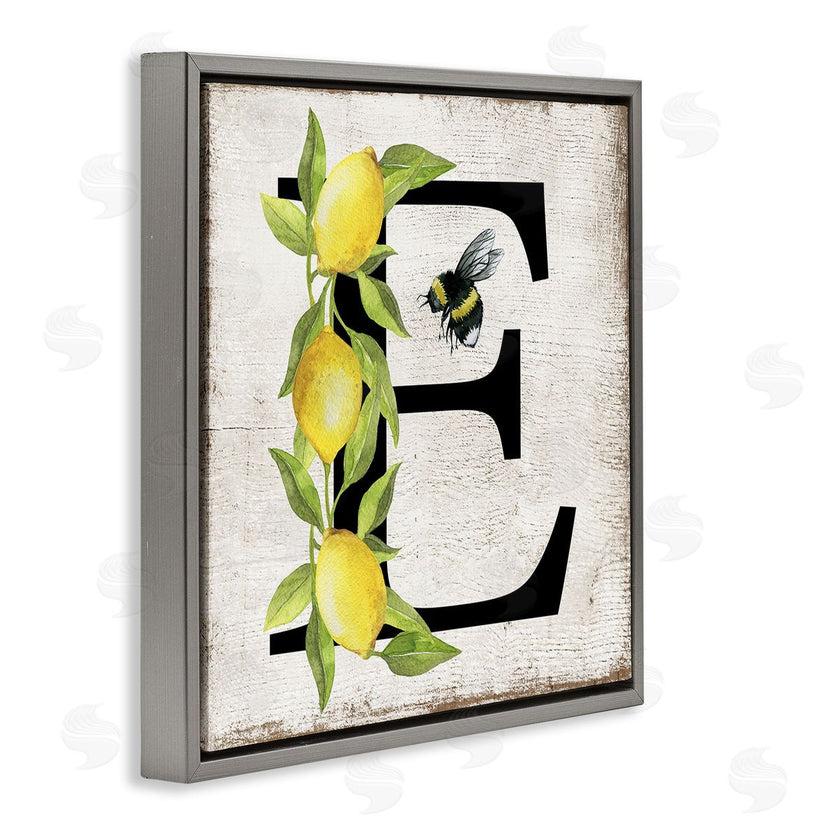 Creatif Belle | Lemon & Bee E Letter