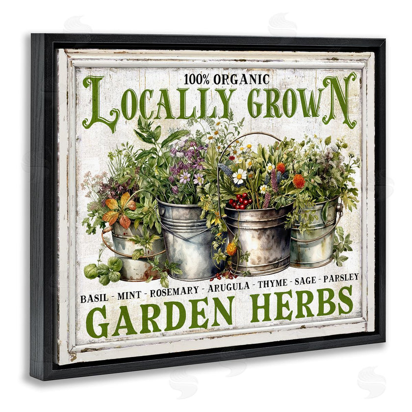 Creatif Belle | Vintage Herbs in Buckets