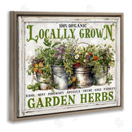 Creatif Belle | Vintage Herbs in Buckets