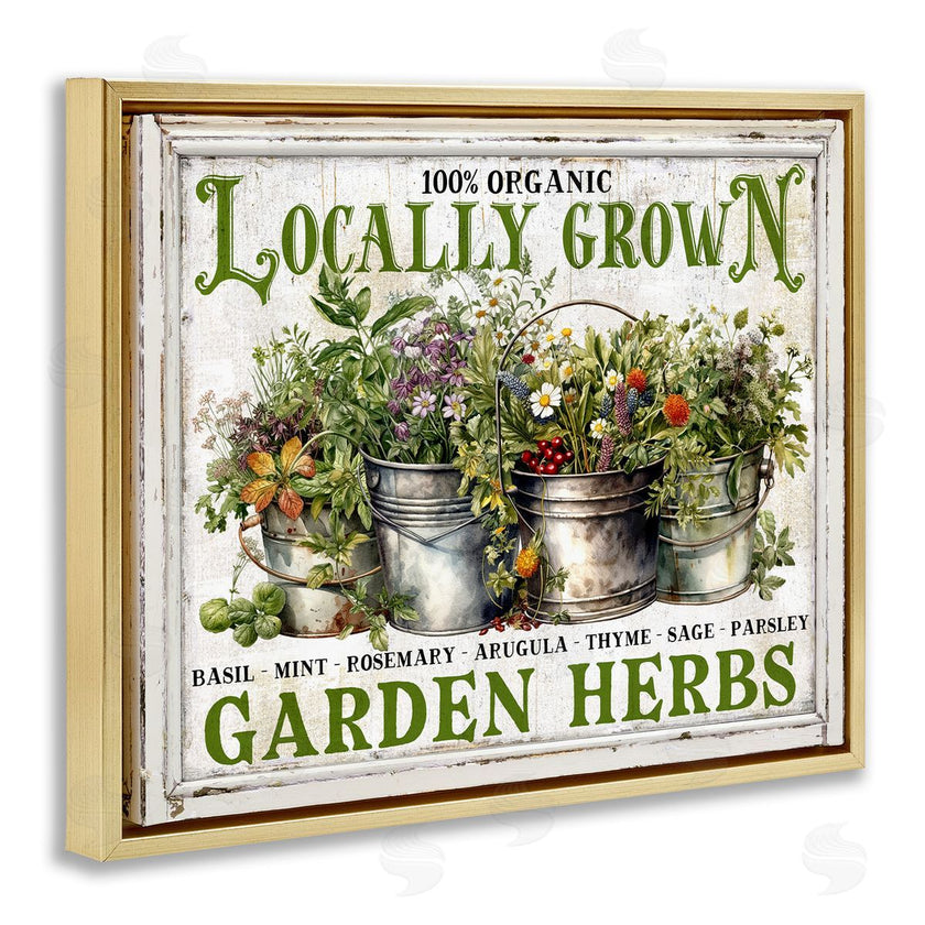 Creatif Belle | Vintage Herbs in Buckets
