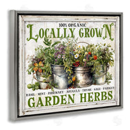 Creatif Belle | Vintage Herbs in Buckets