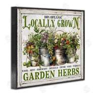 Creatif Belle | Vintage Herbs in Buckets