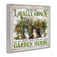 Creatif Belle | Vintage Herbs in Buckets