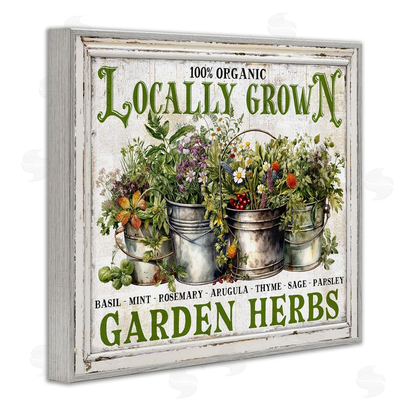 Creatif Belle | Vintage Herbs in Buckets