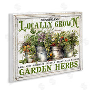 Creatif Belle | Vintage Herbs in Buckets