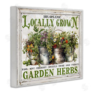 Creatif Belle | Vintage Herbs in Buckets